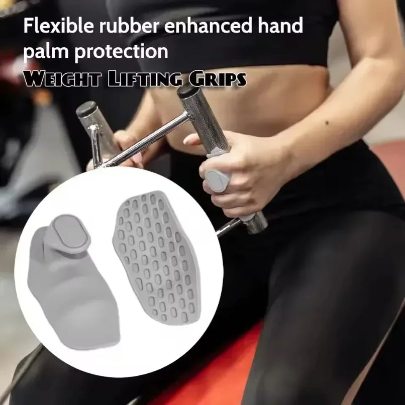 Silicone gym gloves for grip strengthening