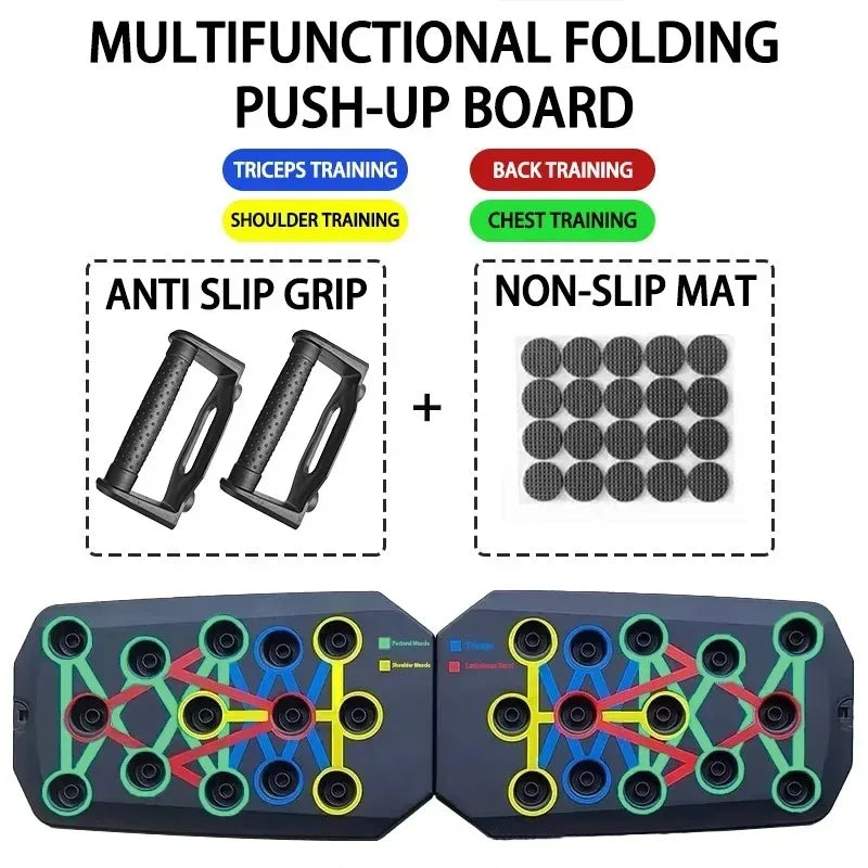 Push-up board multi-functional.
