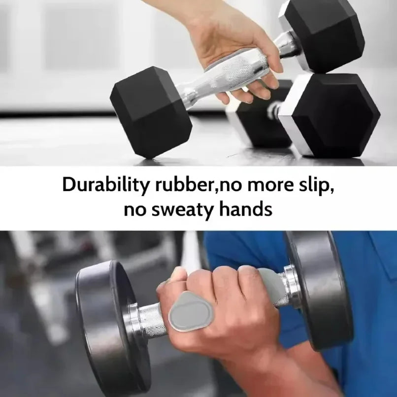 Silicone gym gloves for grip strengthening